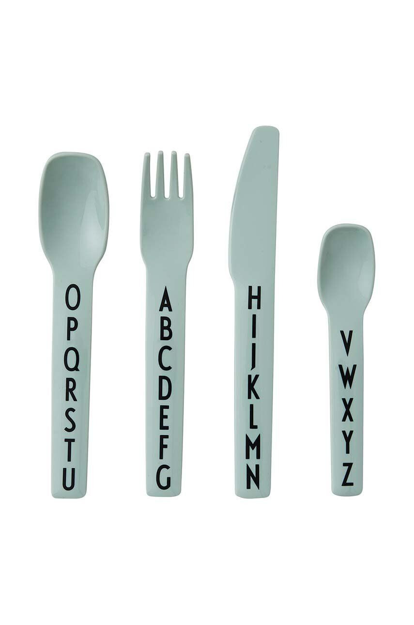 Design Letters Ένα σετ παιδικά μαχαιροπίρουνα Kids cutlery 4-pack - Pepit.gr