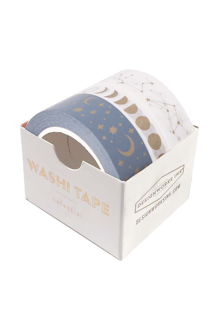 Designworks Ink Σετ αυτοκόλλητων ταινιών Washi Tape - Celestial 3-pack - Pepit.gr