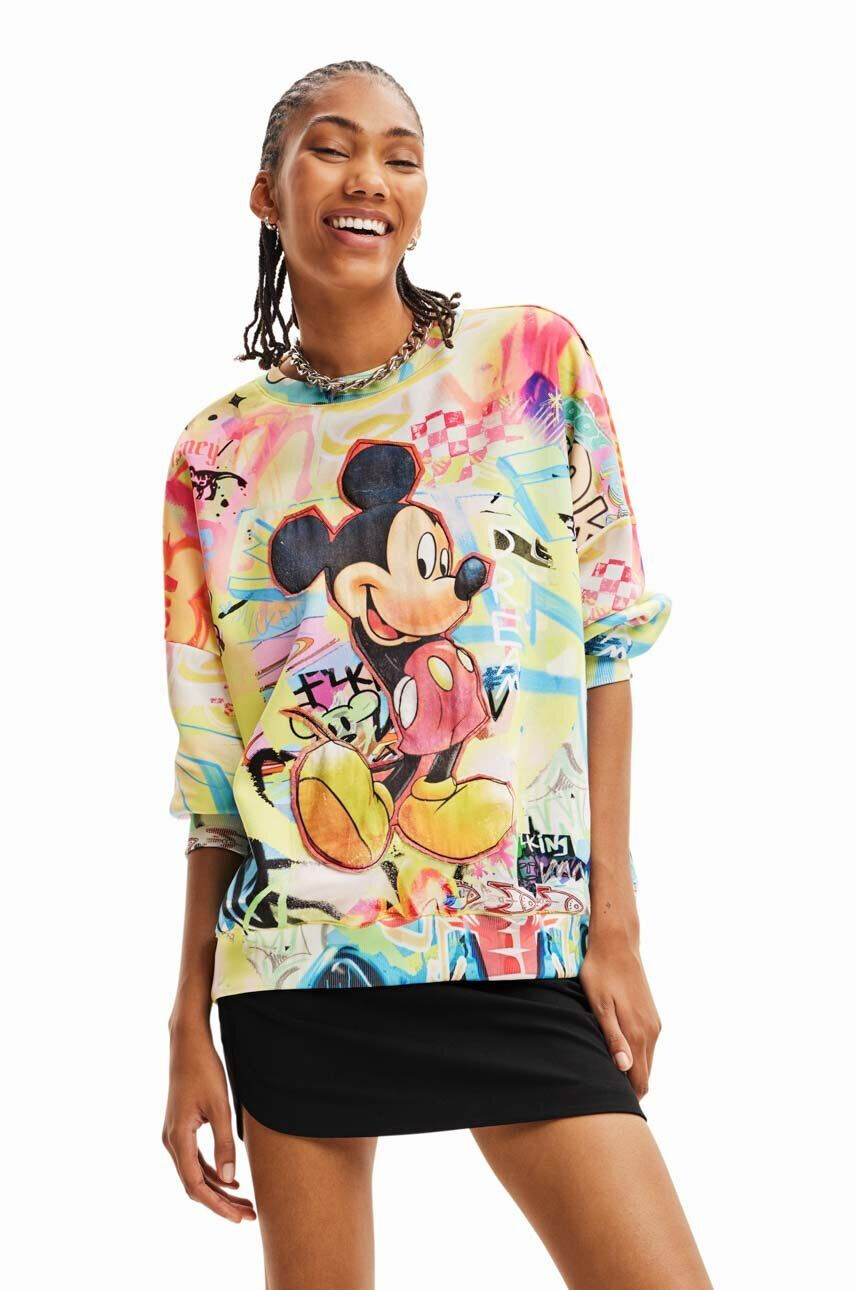 Desigual Βαμβακερή μπλούζα x Disney - Pepit.gr