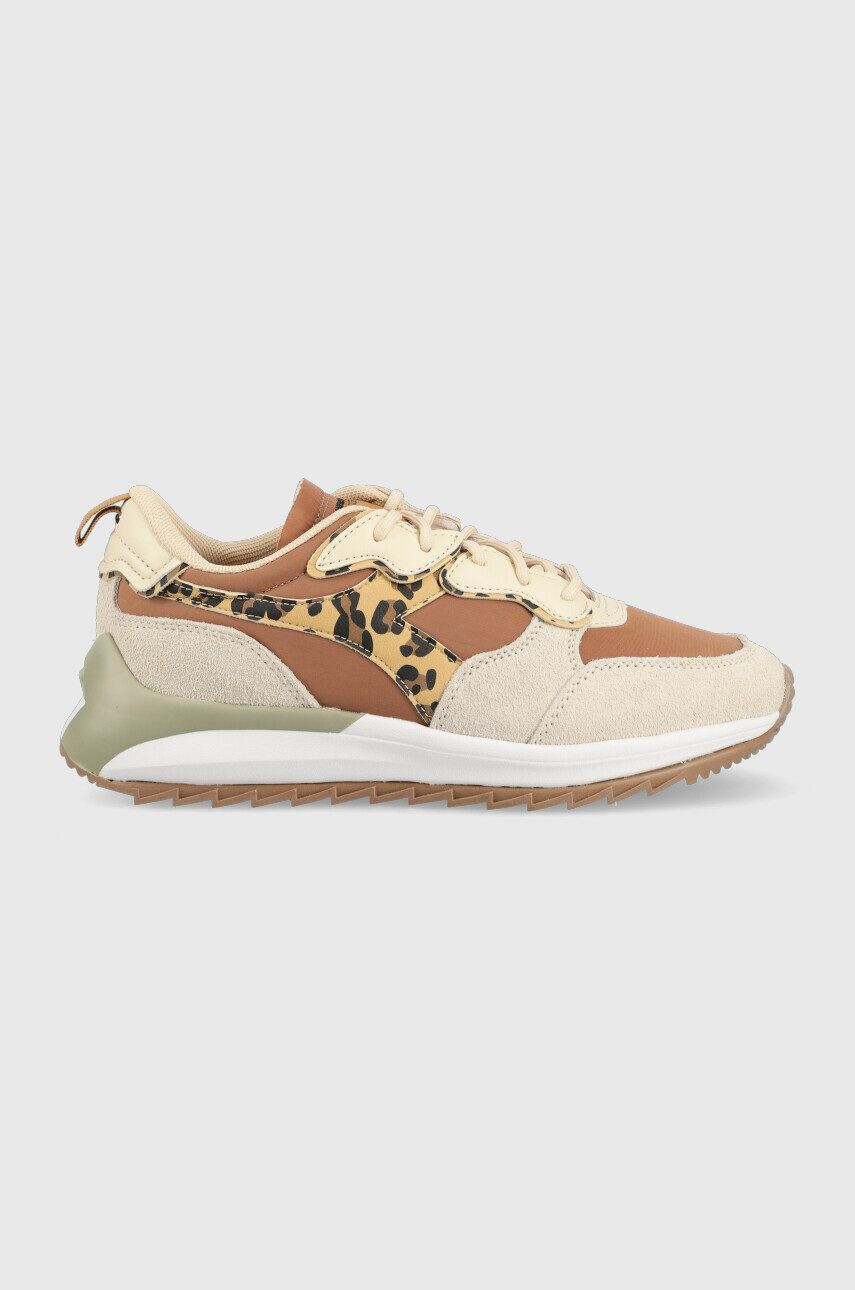 Diadora Αθλητικά Jolly Animalier χρώμα: μπεζ - Pepit.gr