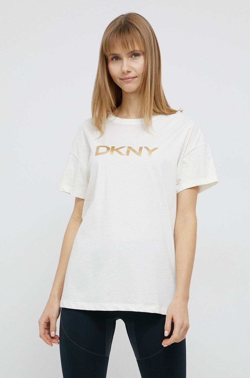 DKNY Βαμβακερό μπλουζάκι - Pepit.gr