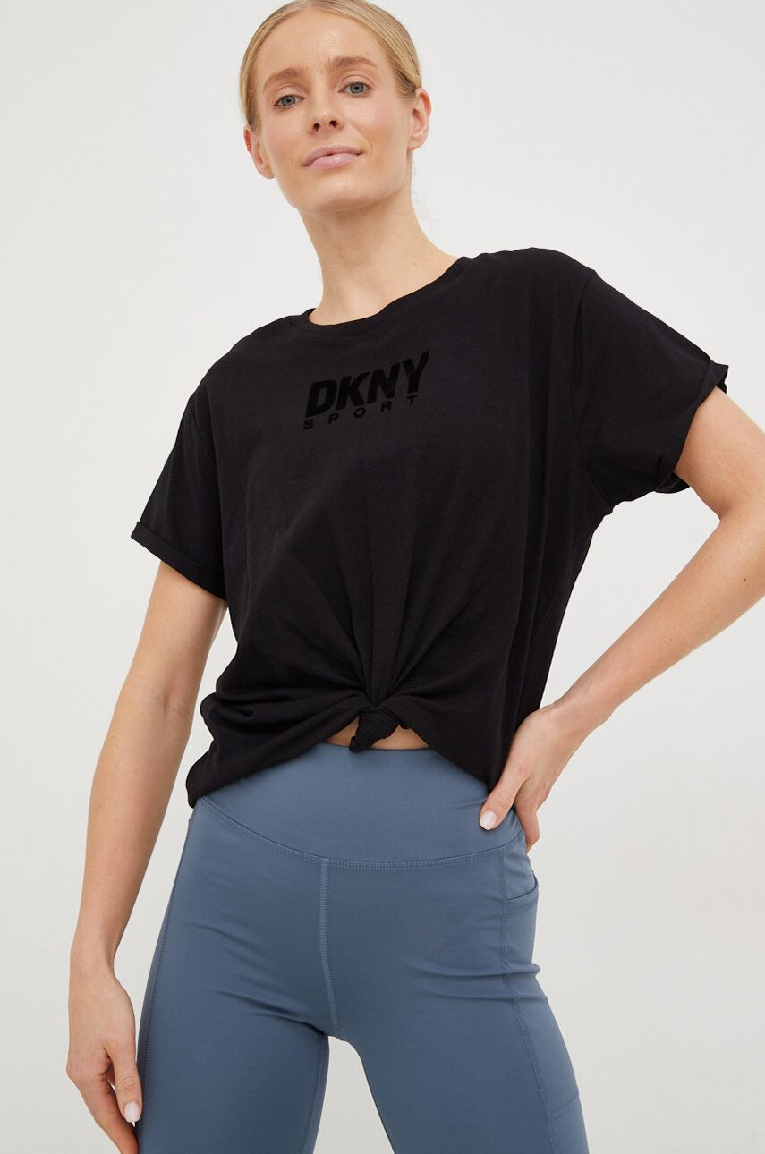 DKNY Βαμβακερό μπλουζάκι - Pepit.gr