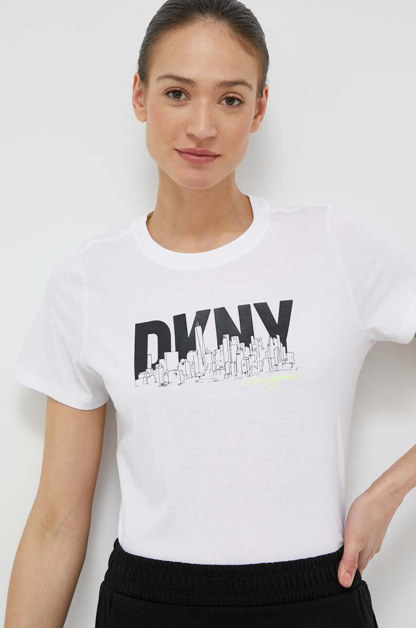 DKNY Βαμβακερό μπλουζάκι - Pepit.gr