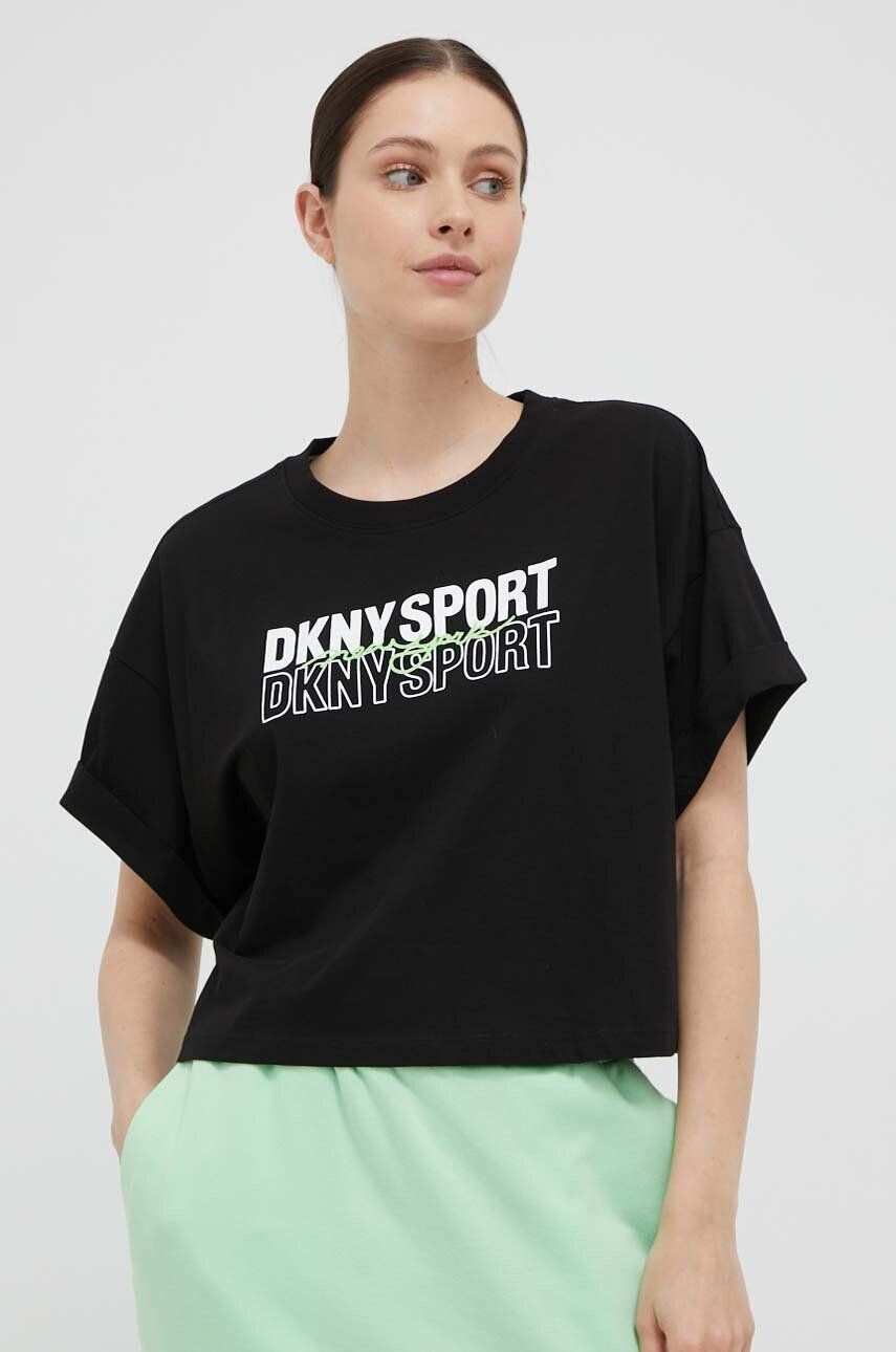 DKNY Βαμβακερό μπλουζάκι - Pepit.gr