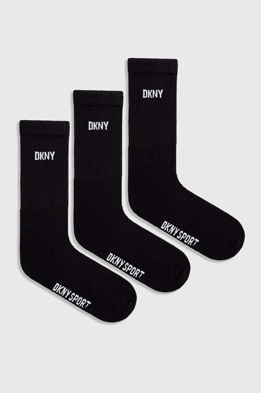 DKNY Κάλτσες 3-pack χρώμα: μαύρο - Pepit.gr