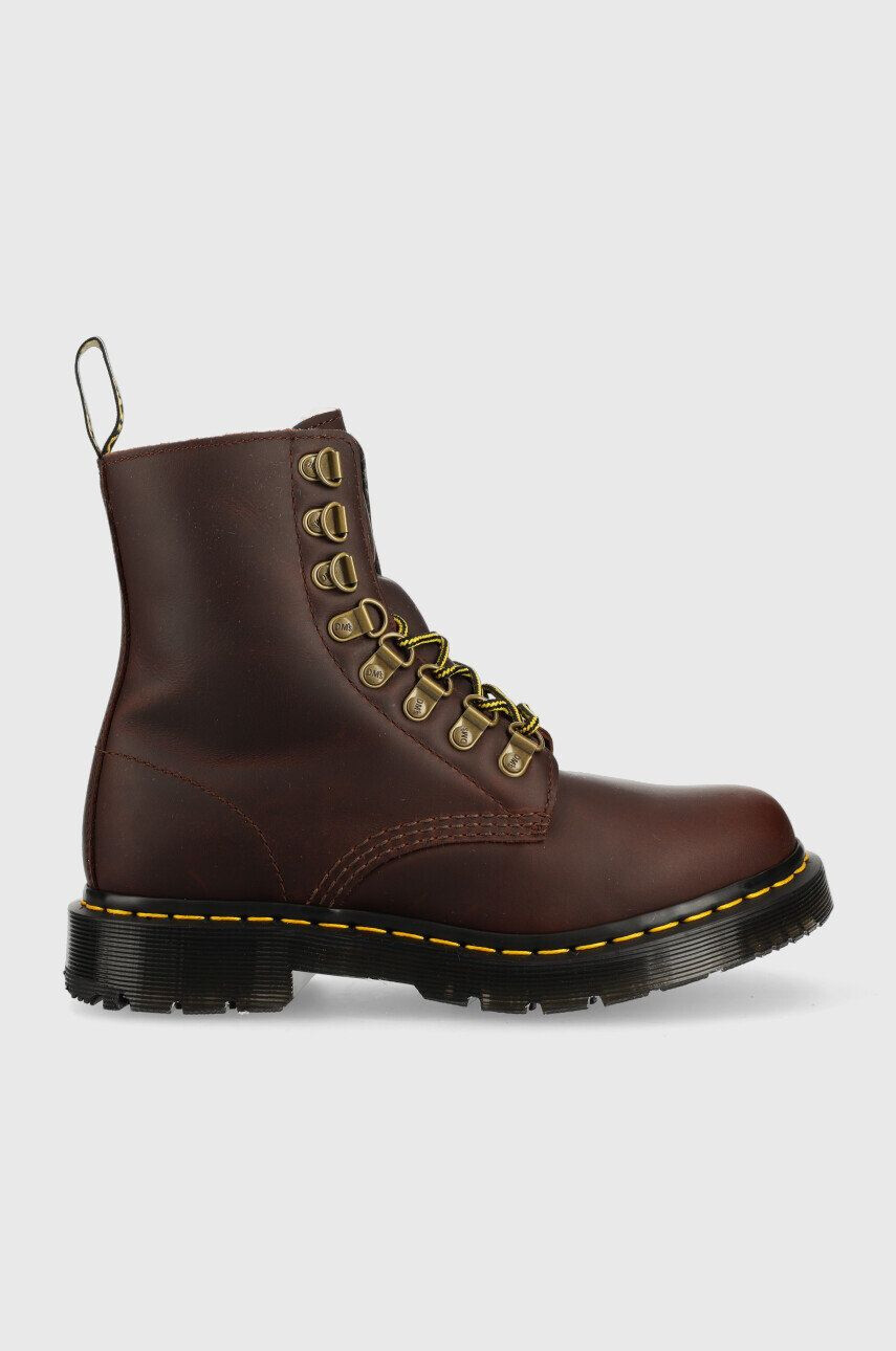 Dr. Martens Δερμάτινα workers 1460 Pascal γυναικεία χρώμα: μαύρο - Pepit.gr