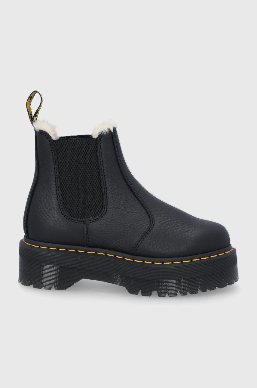 Dr. Martens Δερμάτινες μπότες Τσέλσι 2976 Quad Fl - Pepit.gr