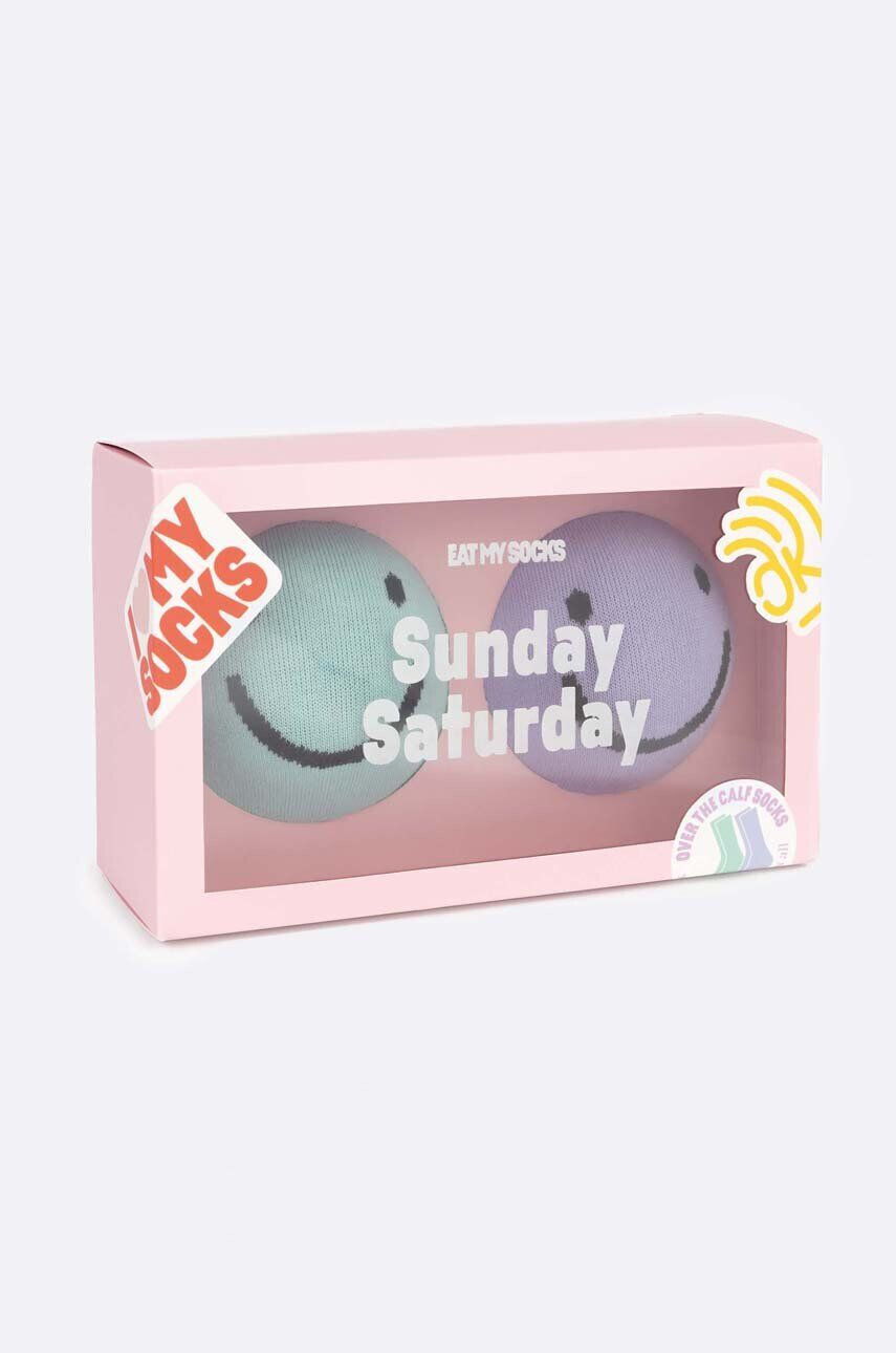 Eat My Socks Κάλτσες Saturday Sunday 2-pack - Pepit.gr