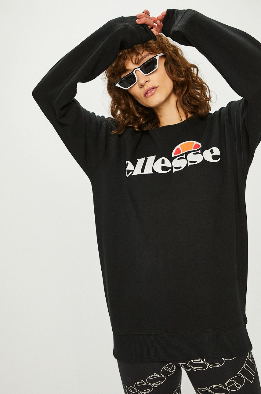 Ellesse Μπλούζα γυναικεία χρώμα: μαύρο - Pepit.gr