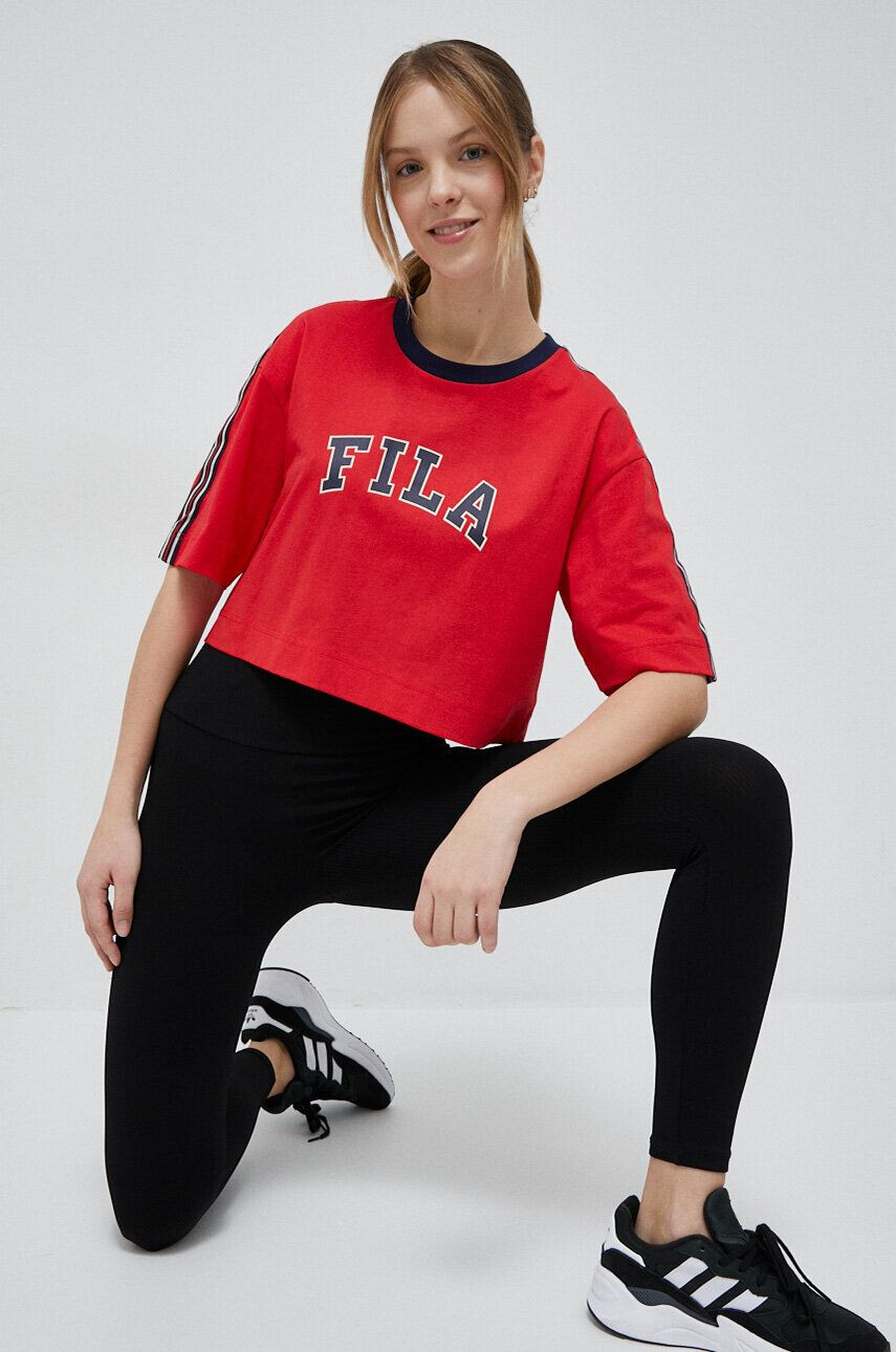 Fila Βαμβακερό μπλουζάκι x Hailey Bieber - Pepit.gr