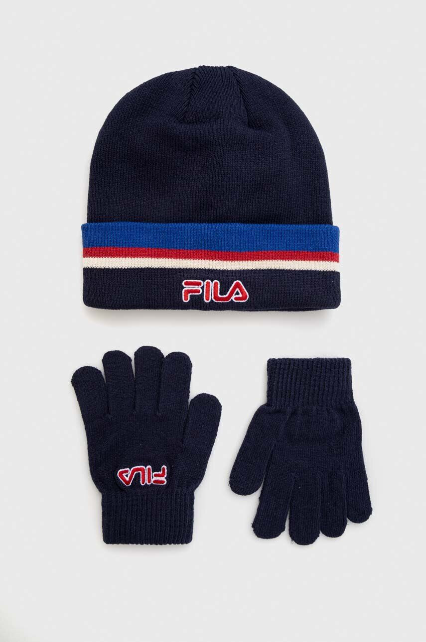 Fila Παιδικός σκούφος και γάντια BEREA Set beanies & Gloves - Pepit.gr