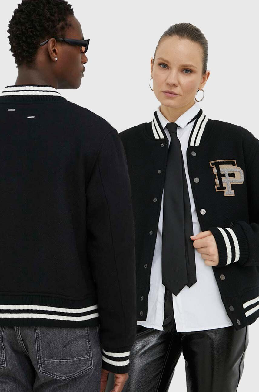 Filling Pieces Μάλλινο μπουφάν bomber - Pepit.gr