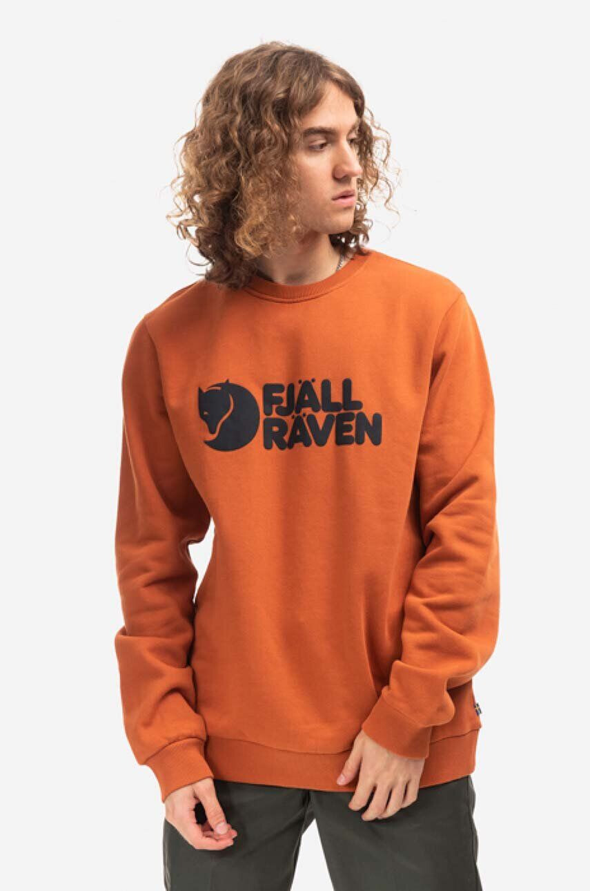 Fjallraven Βαμβακερή μπλούζα Logo Sweater - Pepit.gr