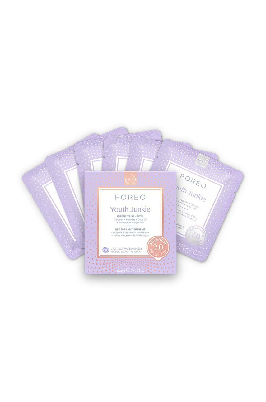 FOREO Ενεργή μάσκα αντιγήρανσης ufo UFO Masks Youth Junkie 2.0 6-pack - Pepit.gr