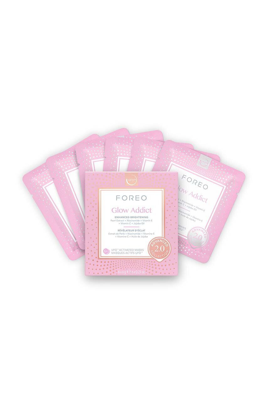 FOREO Ενεργή μάσκα ufo για ενισχυμένη λάμψη UFO Masks Glow Addict 2.0 6-pack - Pepit.gr