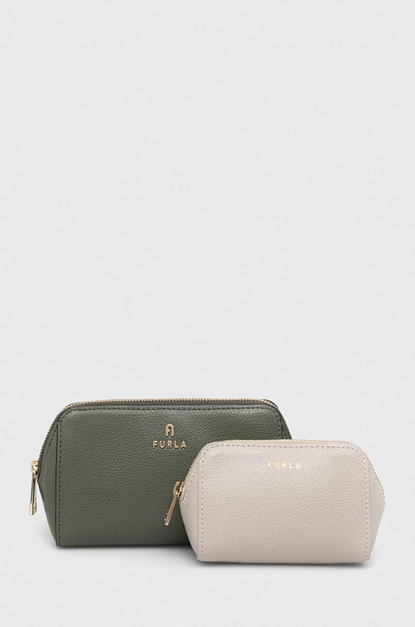 Furla Δερμάτινη τσάντα καλλυντικών 2-pack - Pepit.gr