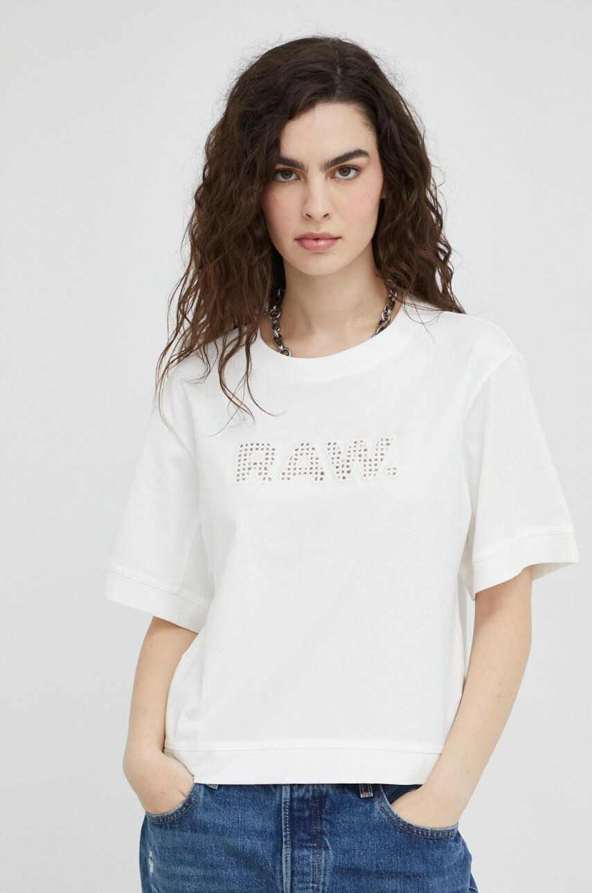 G-Star Raw Βαμβακερό μπλουζάκι - Pepit.gr