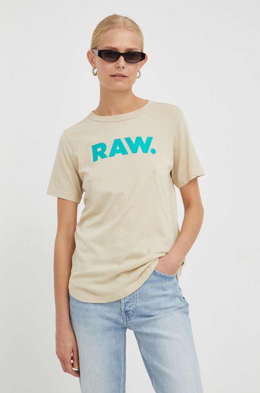 G-Star Raw Βαμβακερό μπλουζάκι - Pepit.gr