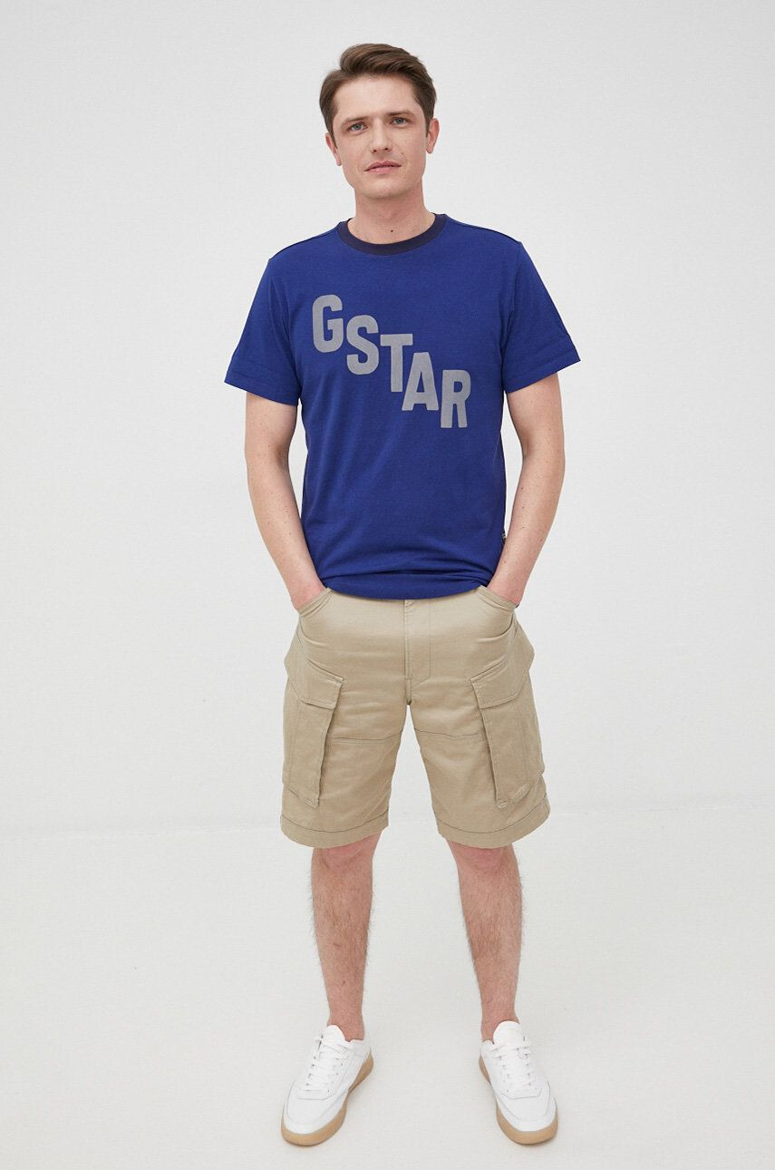 G-Star Raw Βαμβακερό μπλουζάκι - Pepit.gr