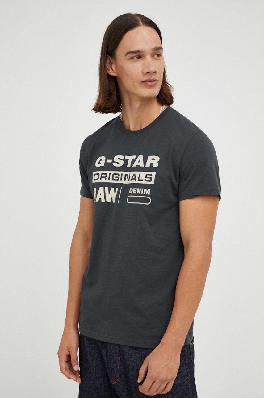 G-Star Raw Βαμβακερό μπλουζάκι - Pepit.gr