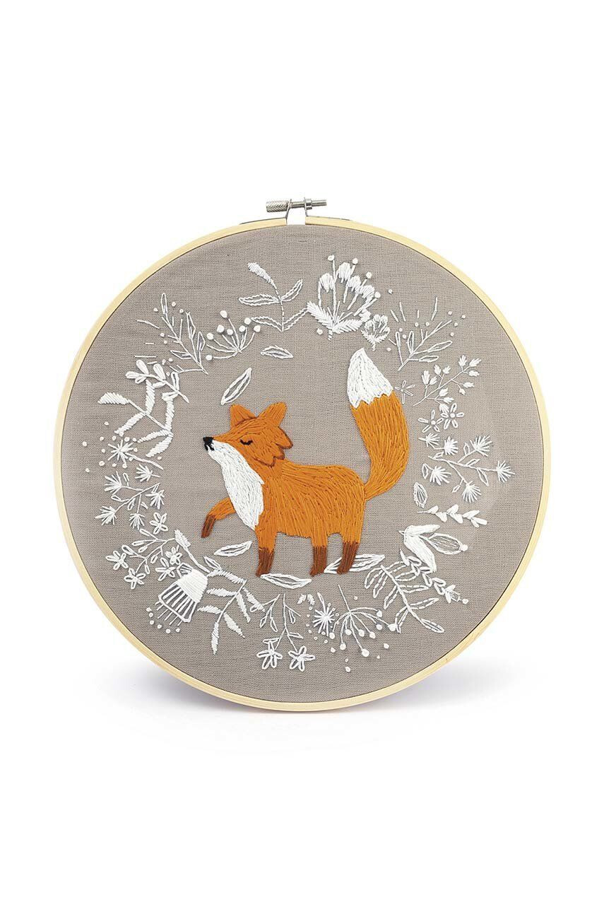 Graine Creative Κιτ κεντήματος fox embroidery diy kit - Pepit.gr