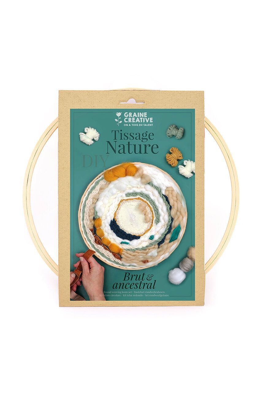 Graine Creative Κιτ στρογγυλής ταπισερί DIY Nature - Pepit.gr