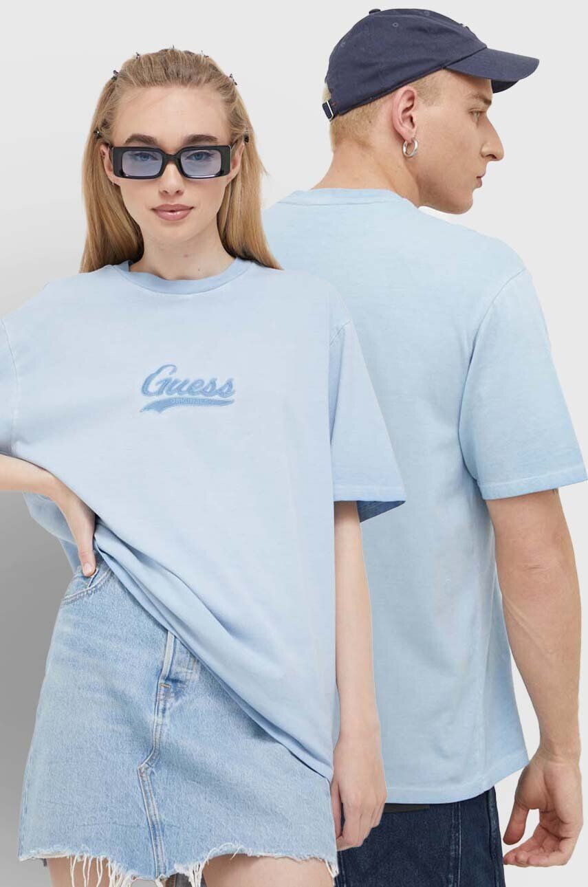 Guess Originals Βαμβακερό μπλουζάκι - Pepit.gr