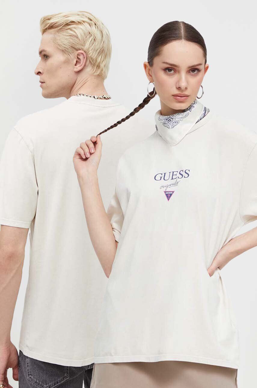 Guess Originals Βαμβακερό μπλουζάκι - Pepit.gr