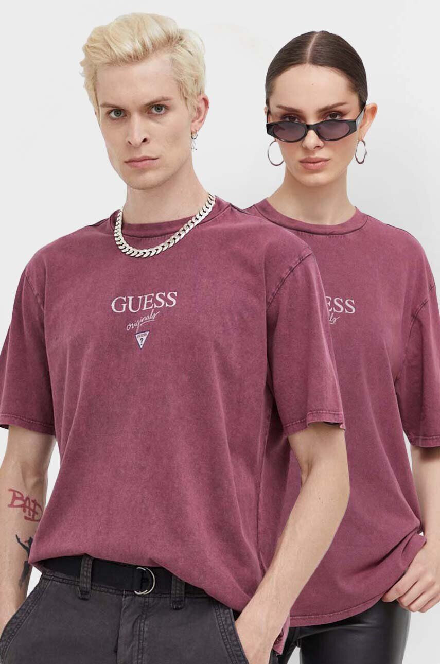 Guess Originals Βαμβακερό μπλουζάκι - Pepit.gr