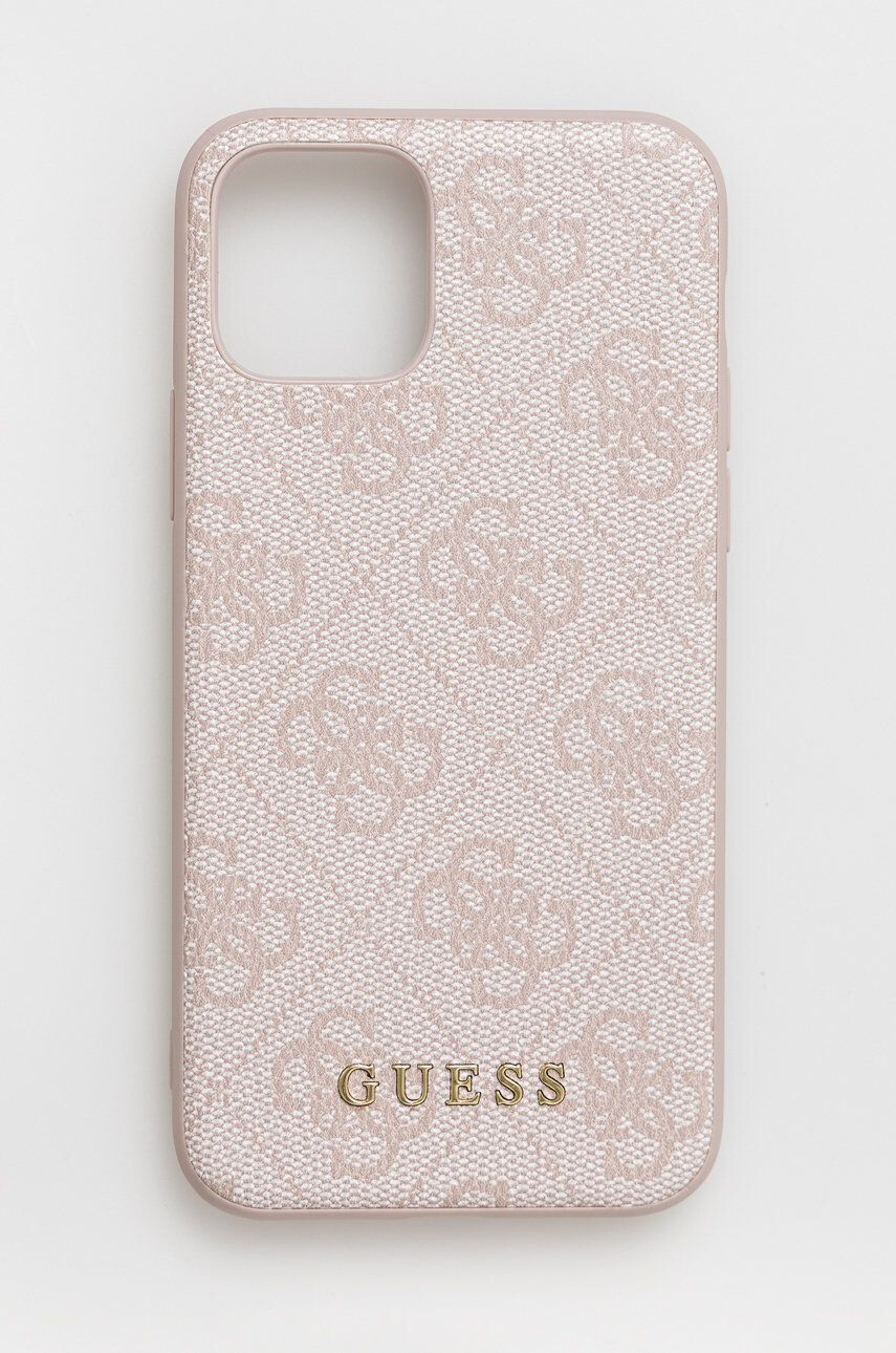 Guess Θήκη κινητού Iphone 11 Pro 58" χρώμα: ροζ - Pepit.gr