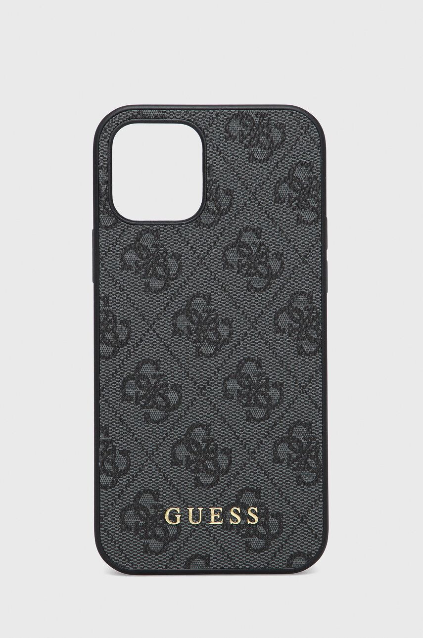 Guess Θήκη κινητού Iphone 12 / 12 Pro 61'' χρώμα: γκρι - Pepit.gr