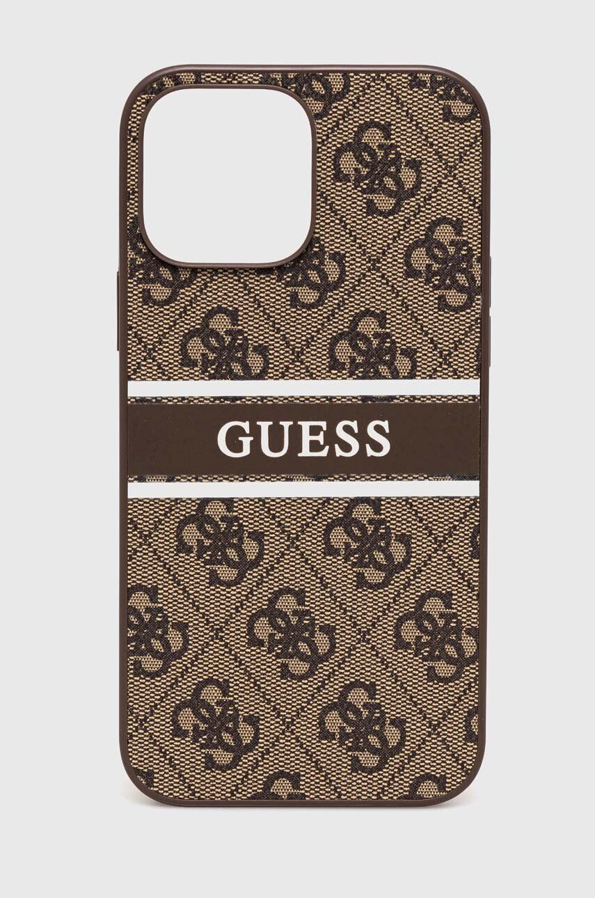 Guess Θήκη κινητού Iphone 13 Pro Max 67 χρώμα: γκρι - Pepit.gr