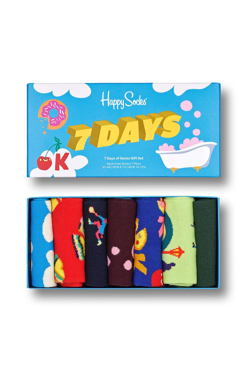 Happy Socks Κάλτσες 7 Day Socks Gift Set (7-Pack) - Pepit.gr