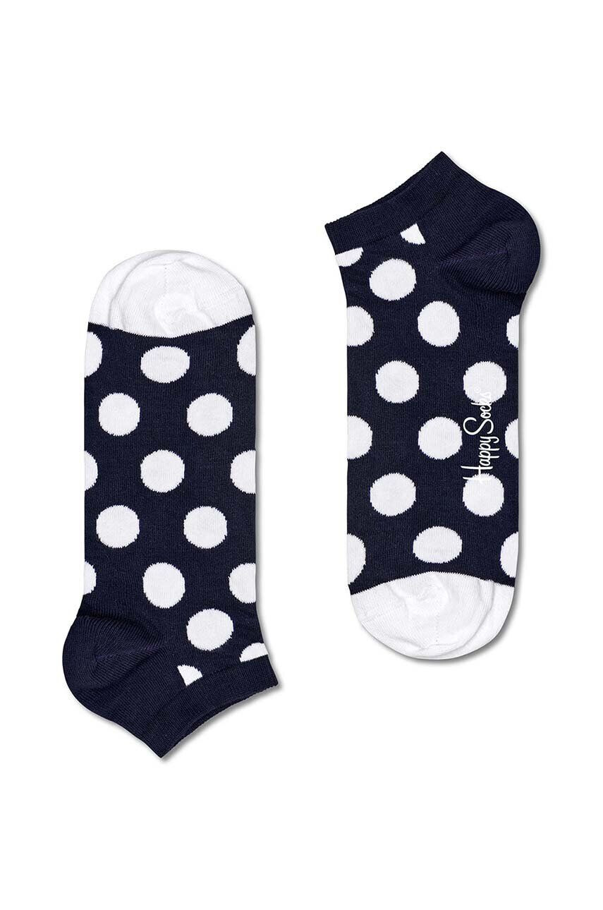 Happy Socks Κάλτσες Big Dot Low Sock χρώμα: ναυτικό μπλε - Pepit.gr