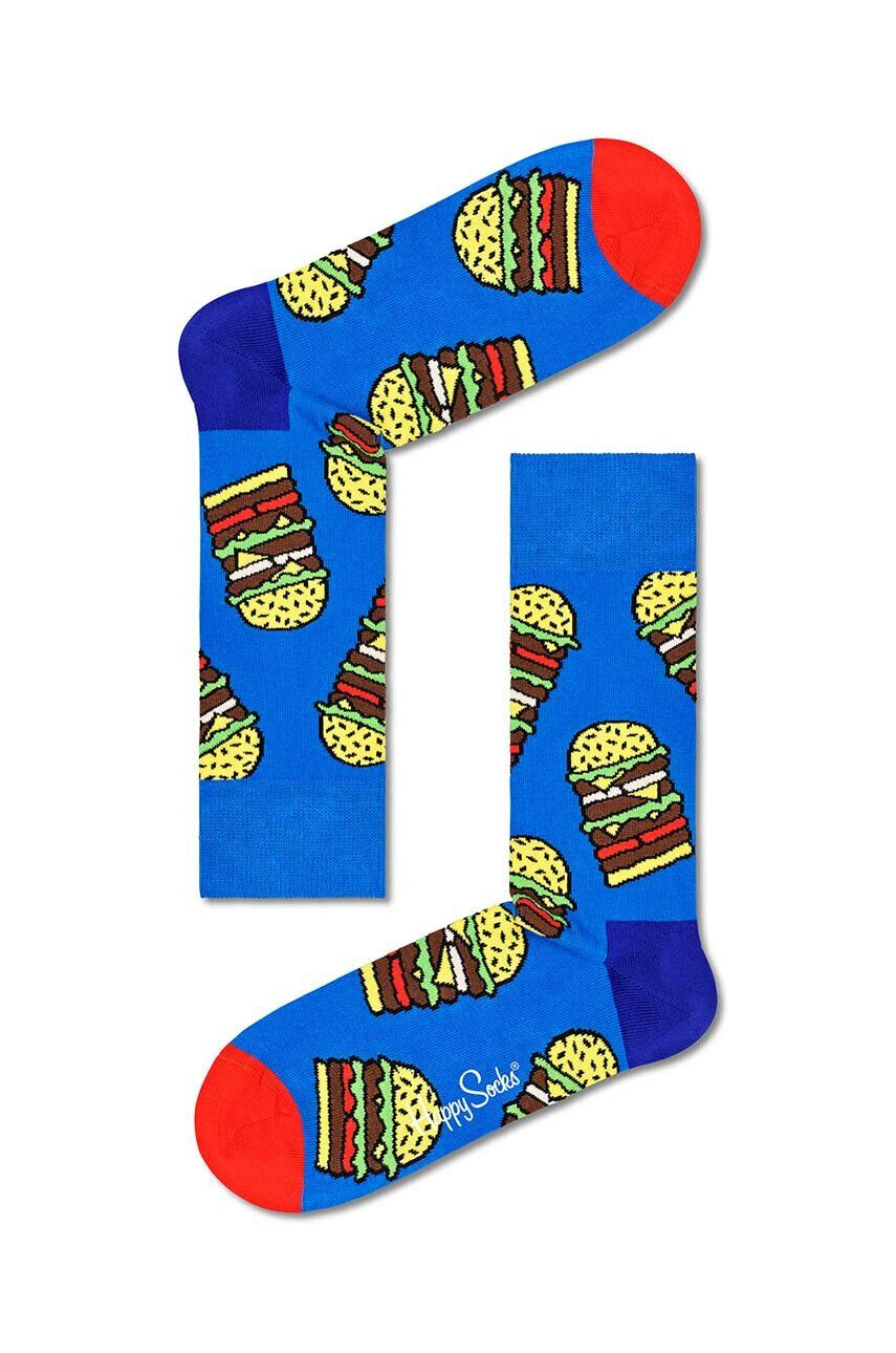 Happy Socks Κάλτσες Burger - Pepit.gr