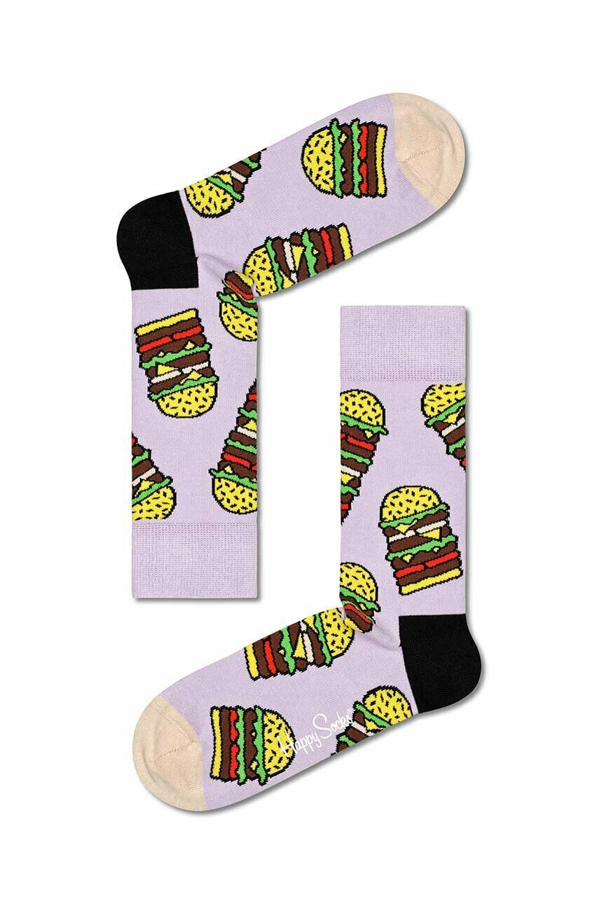 Happy Socks Κάλτσες Burger - Pepit.gr