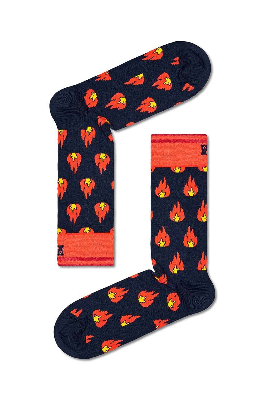 Happy Socks Κάλτσες Flames Sock - Pepit.gr