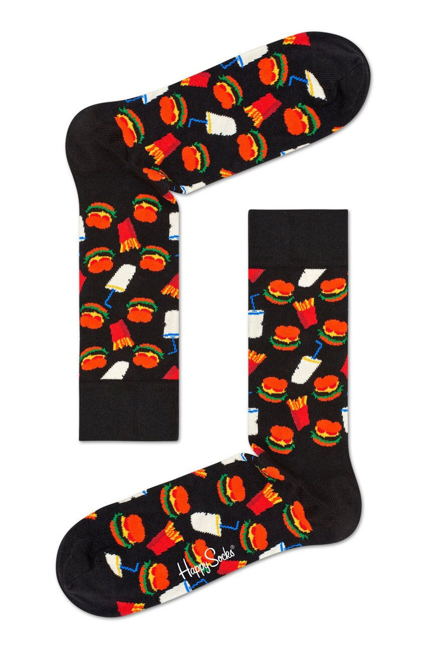 Happy Socks Κάλτσες Hamburger - Pepit.gr