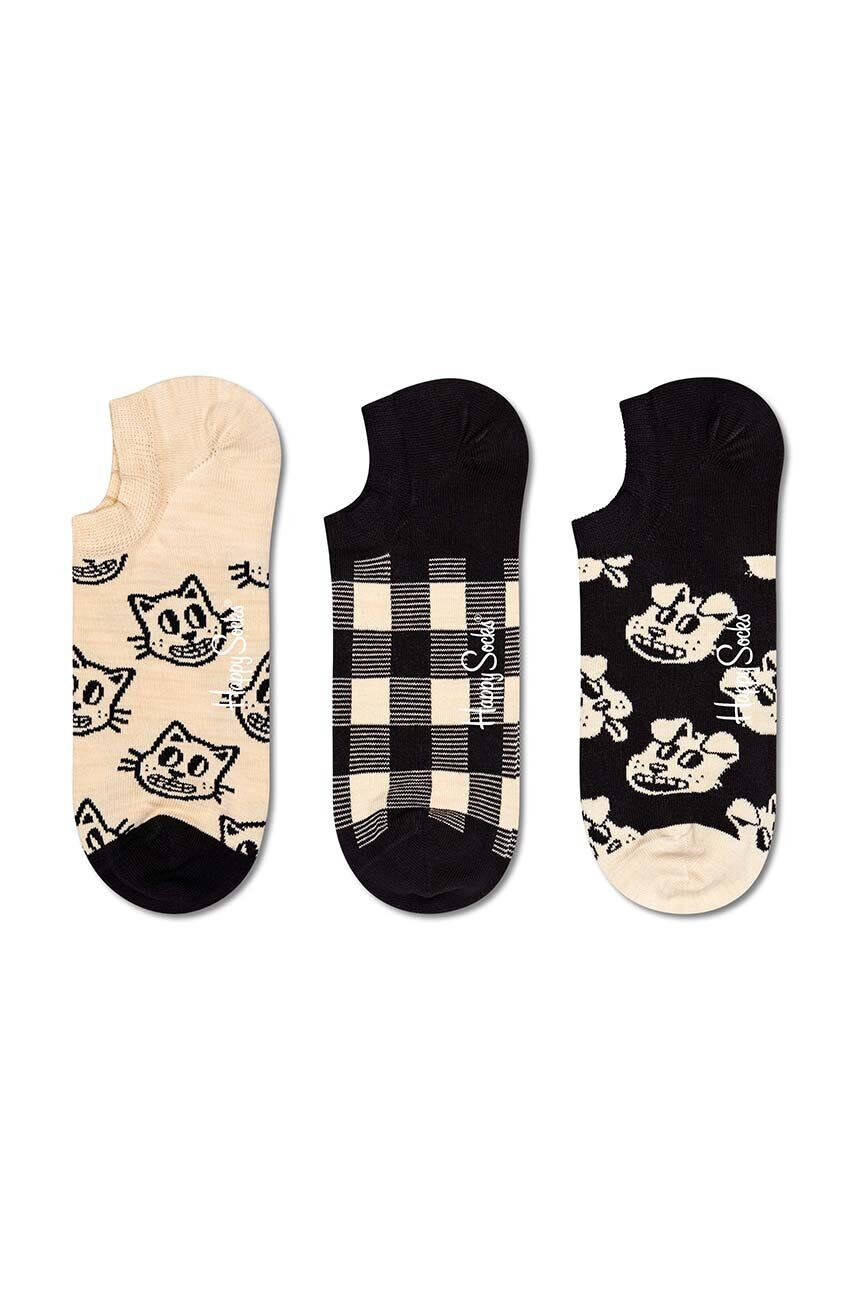 Happy Socks Κάλτσες Pets No Show Sock 3-pack - Pepit.gr