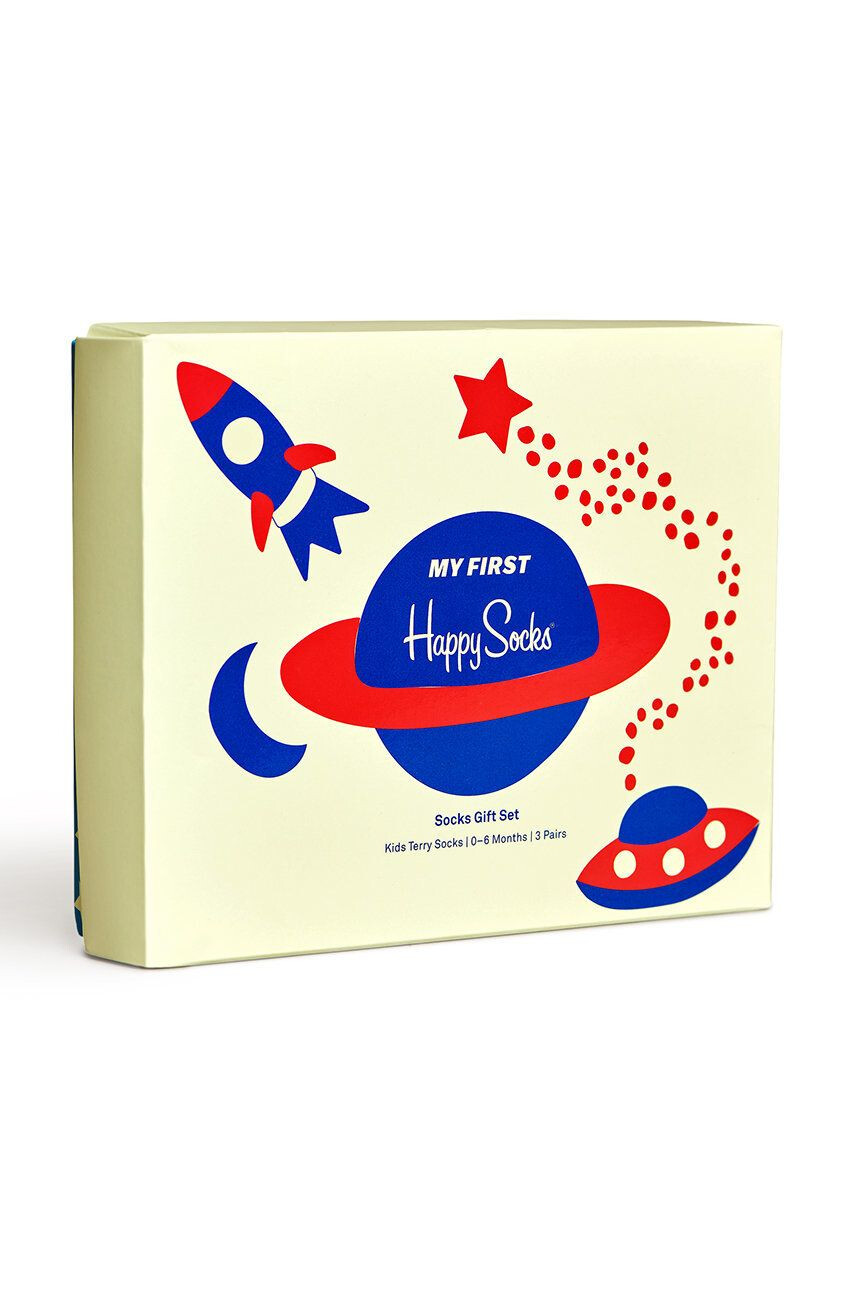 Happy Socks Παιδικές κάλτσες 3-pack - Pepit.gr