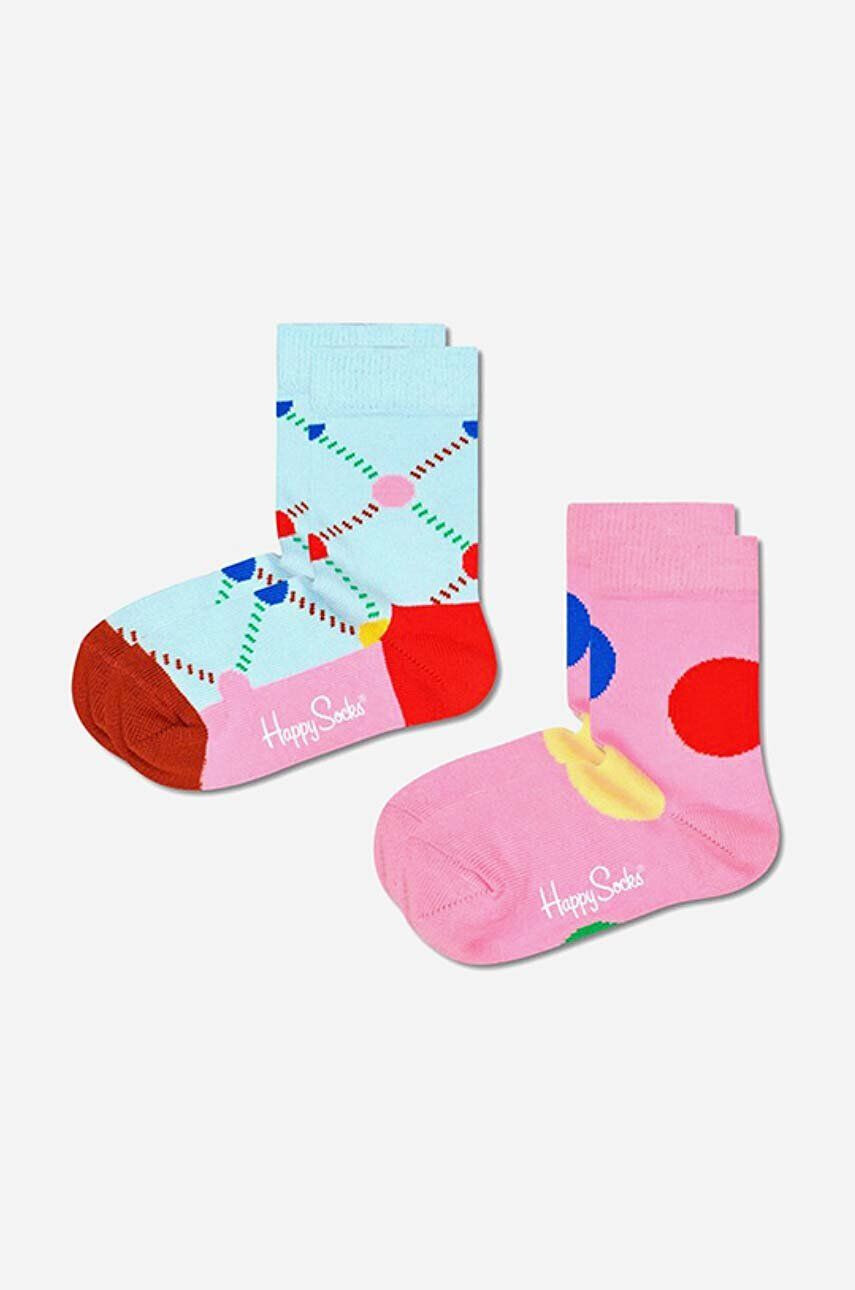 Happy Socks Παιδικές κάλτσες Dots 2-pack - Pepit.gr