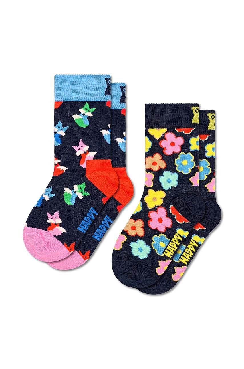 Happy Socks Παιδικές κάλτσες Fox & Flower 2-pack - Pepit.gr