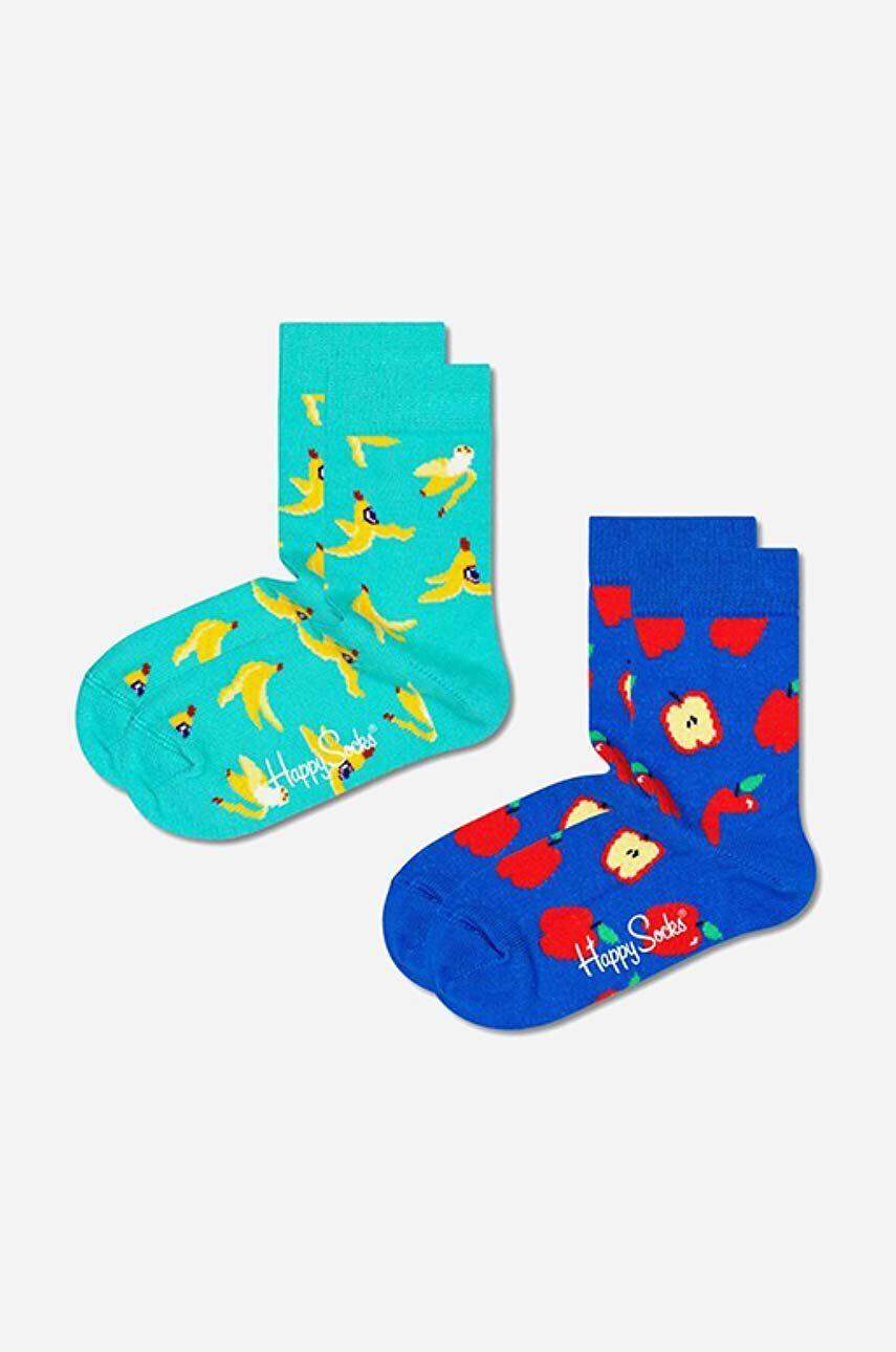 Happy Socks Παιδικές κάλτσες Fruit 2-pack - Pepit.gr