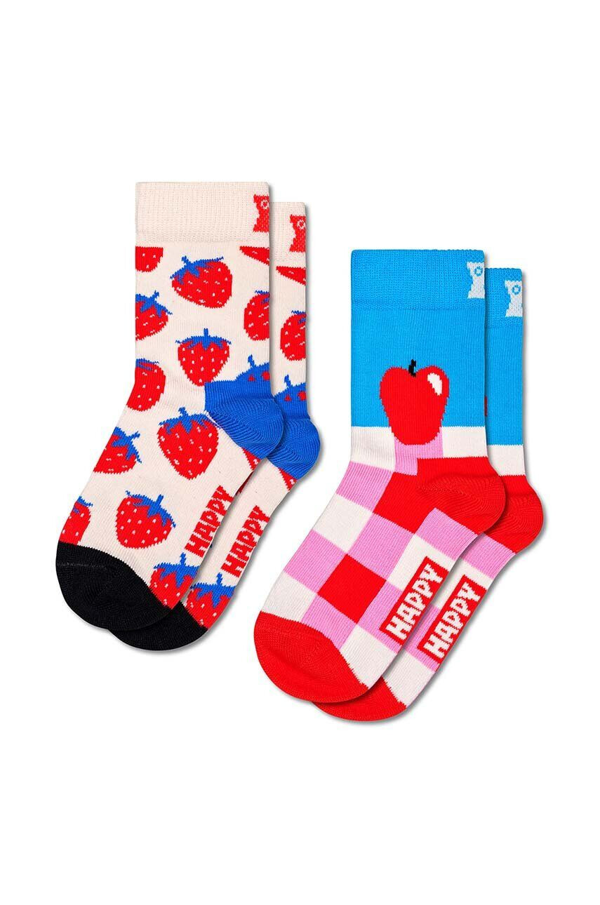 Happy Socks Παιδικές κάλτσες Fruit 2-pack - Pepit.gr