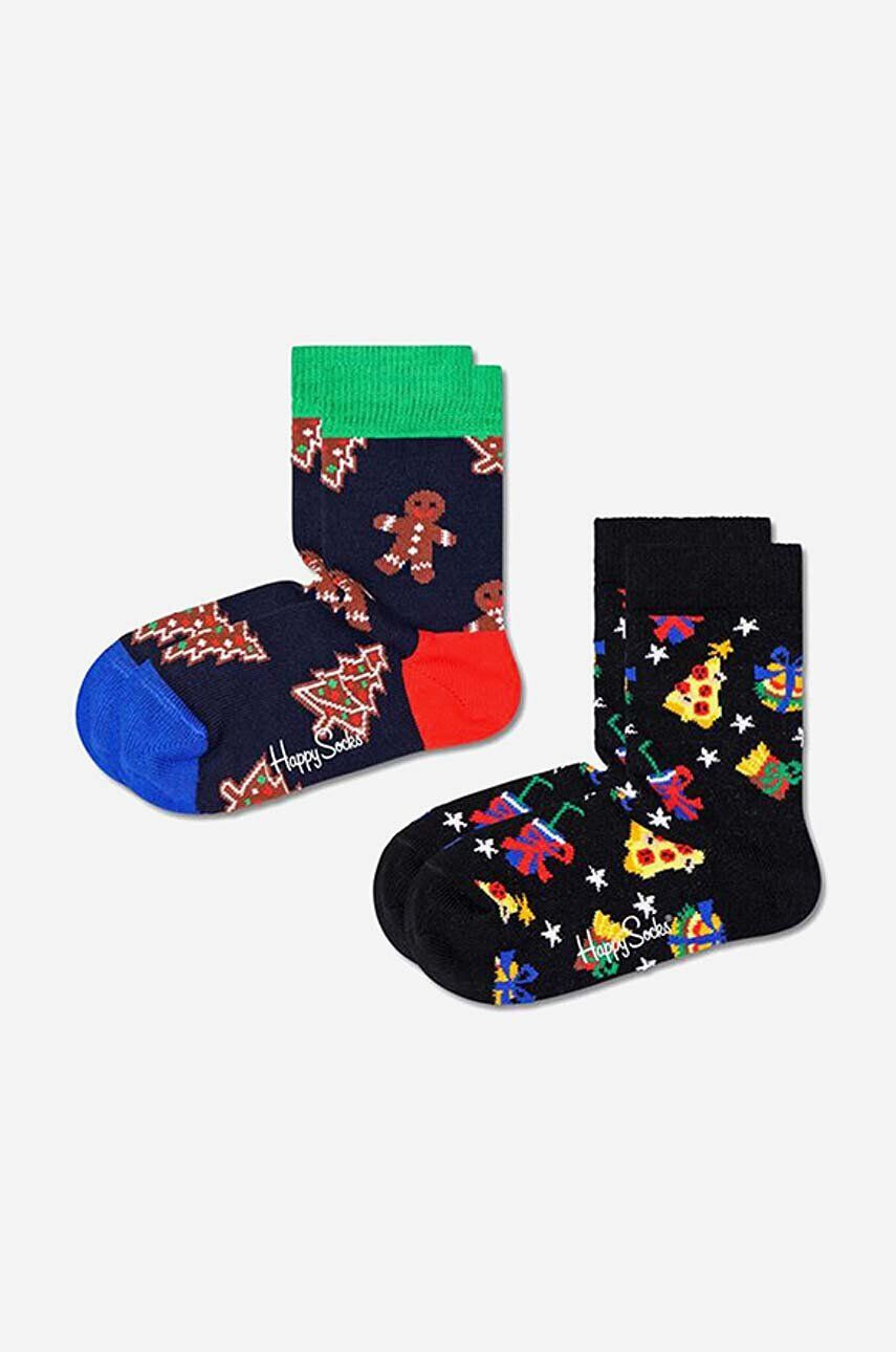 Happy Socks Παιδικές κάλτσες Gingerbread & Gifts 2-pack - Pepit.gr