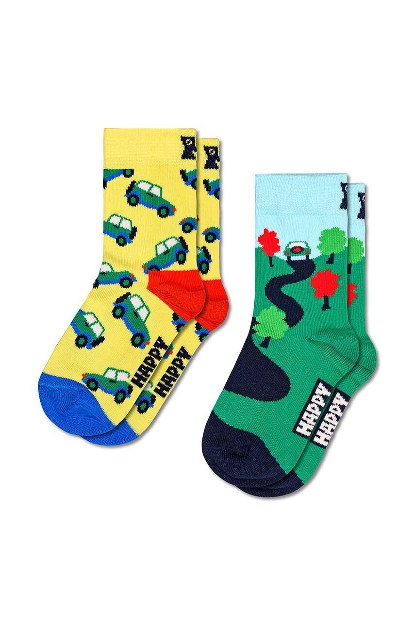 Happy Socks Παιδικές κάλτσες Into The Wild 2-pack - Pepit.gr