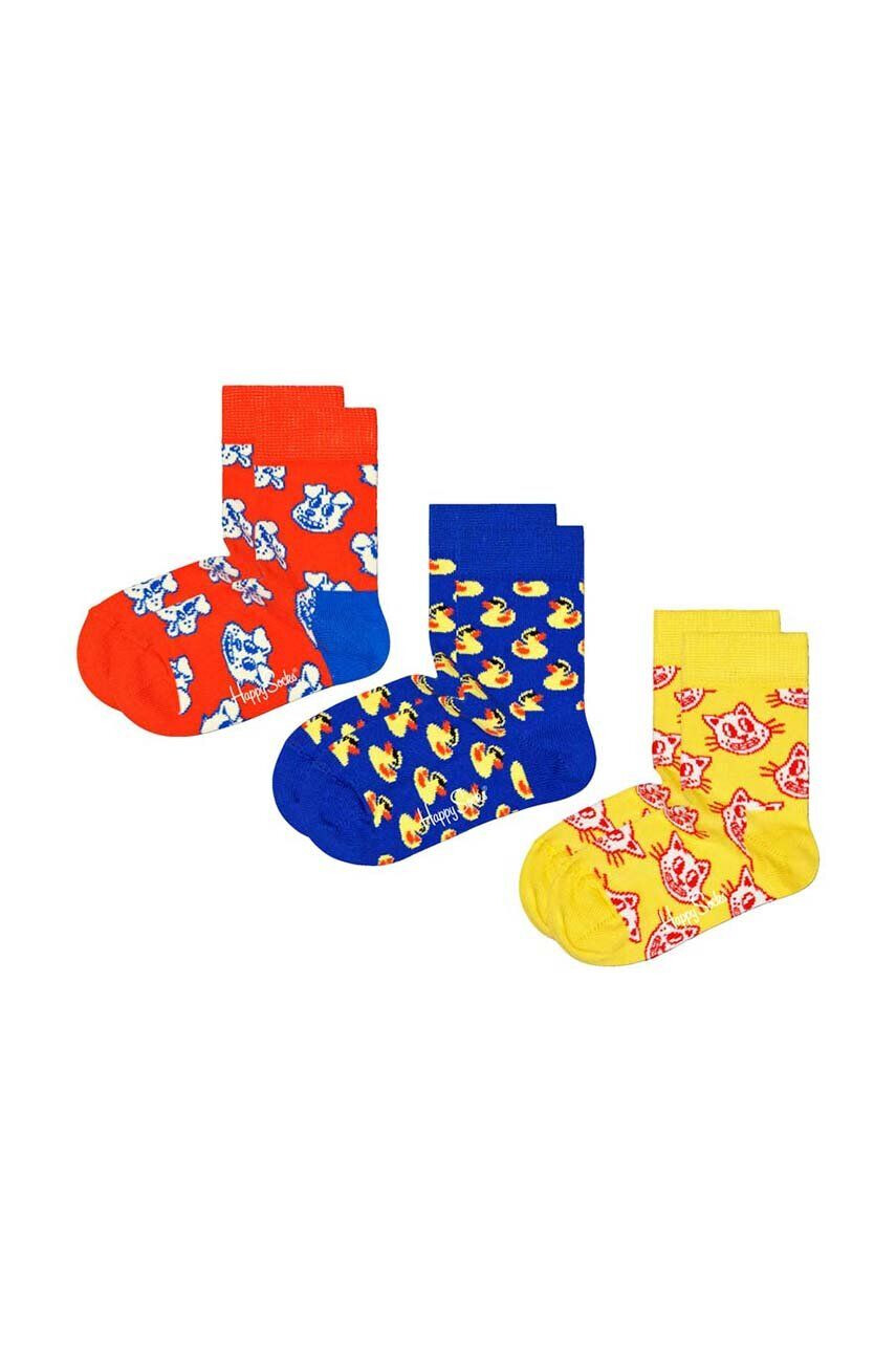 Happy Socks Παιδικές κάλτσες Kids Animal 3-pack - Pepit.gr