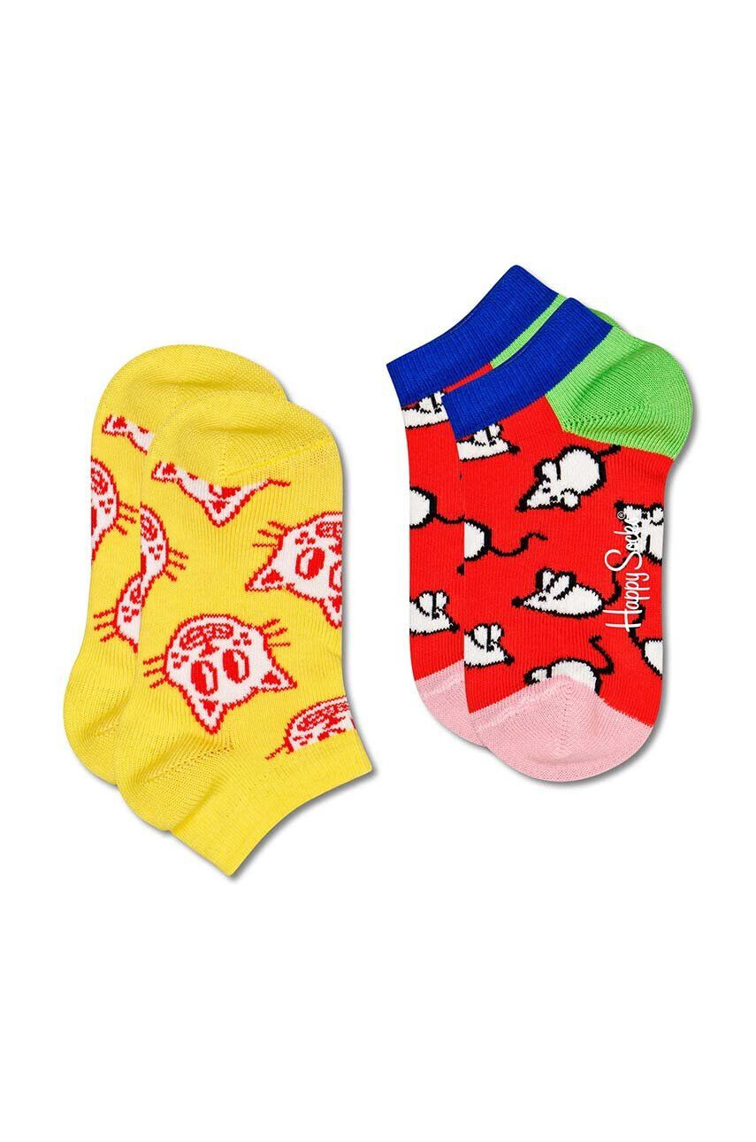 Happy Socks Παιδικές κάλτσες Kids Cat & Mouse 2-pack - Pepit.gr