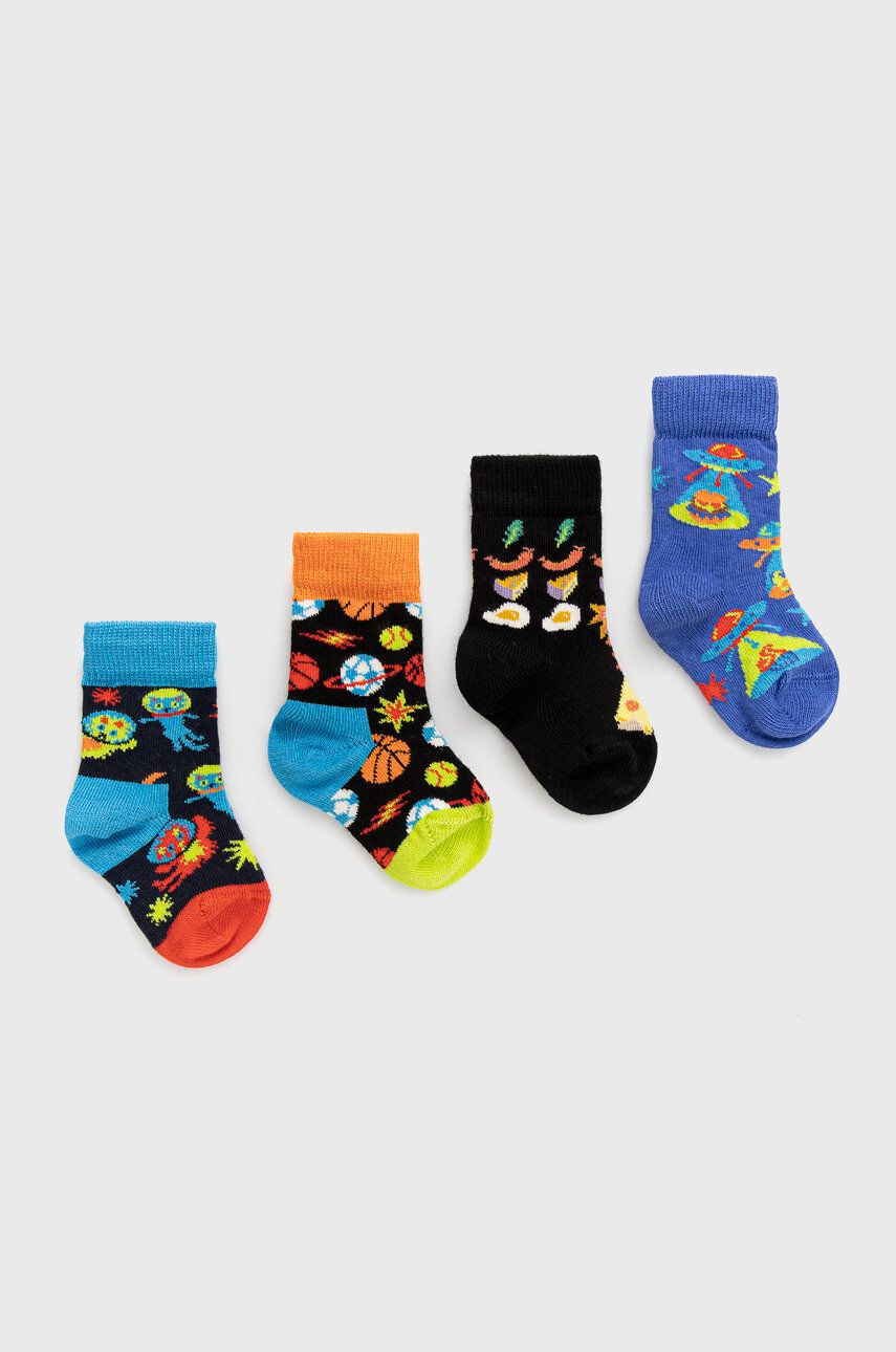 Happy Socks Παιδικές κάλτσες Space Socks Gift Set (4-Pack) - Pepit.gr