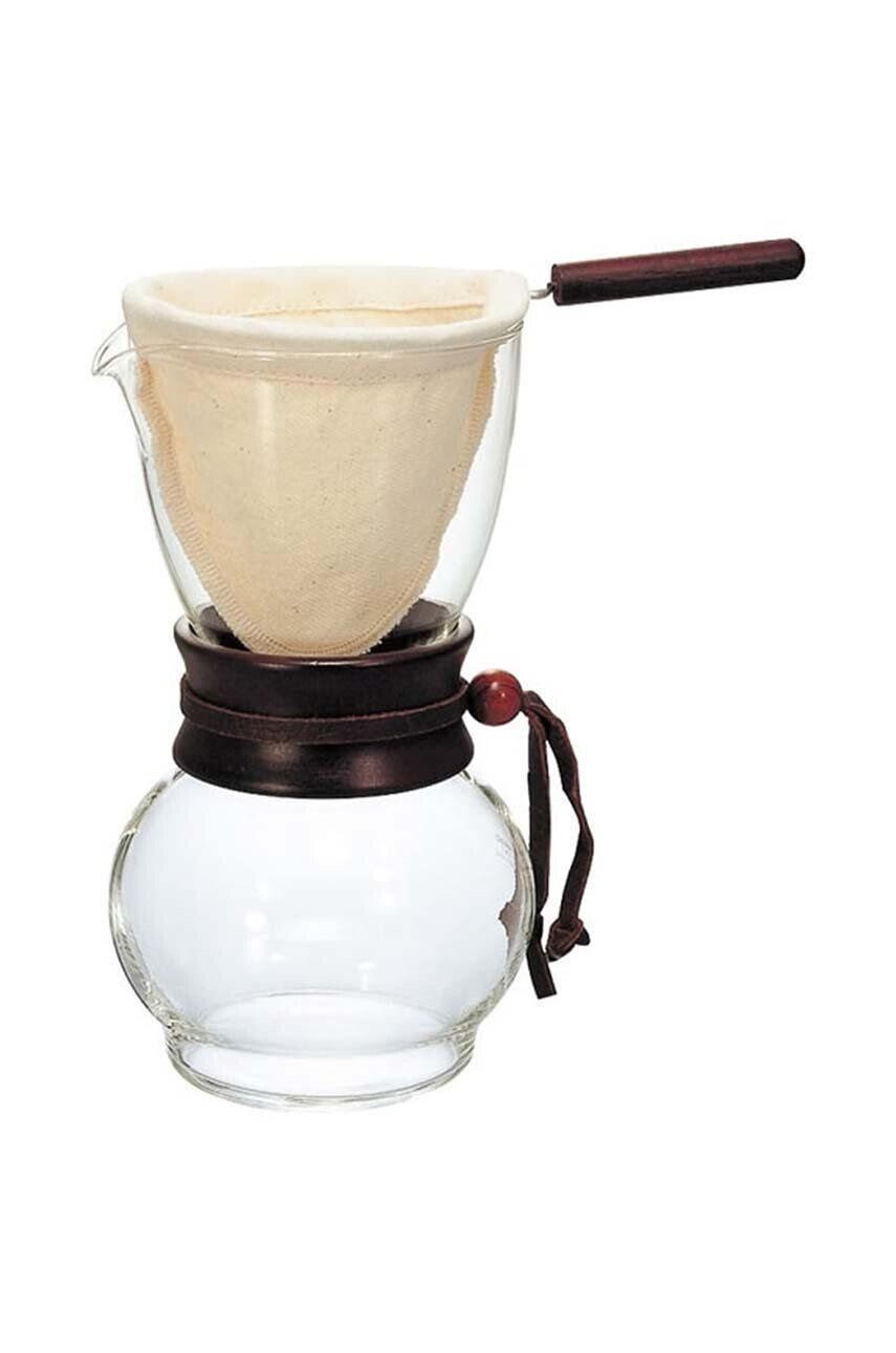 Hario Σετ για την παρασκευή καφέ υπερχείλισης Woodneck Drip Pot 3 Cup - Pepit.gr